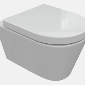 Farnham Rimless Wall Hung WC & Soft Close Seat