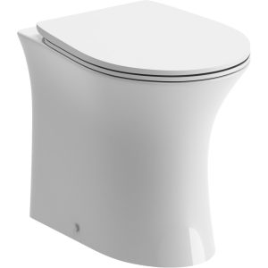 Hook Soft Close Toilet Seat - White