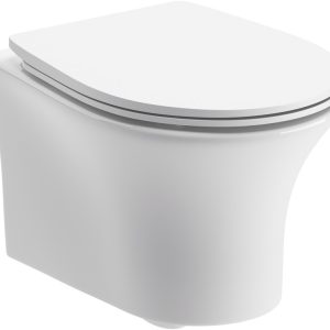 Hook Rimless Wall Hung WC & Soft Close Seat