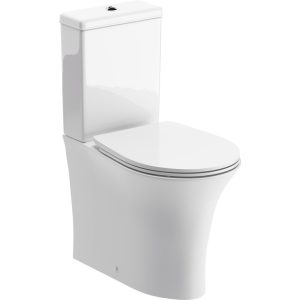 Hook Rimless Close Coupled Fully Shrouded WC & Soft Close Seat
