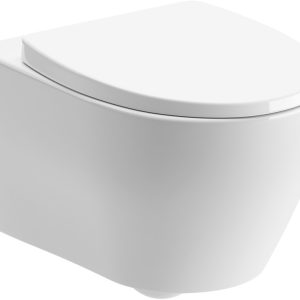 Slough Slim Soft Close Toilet Seat - White